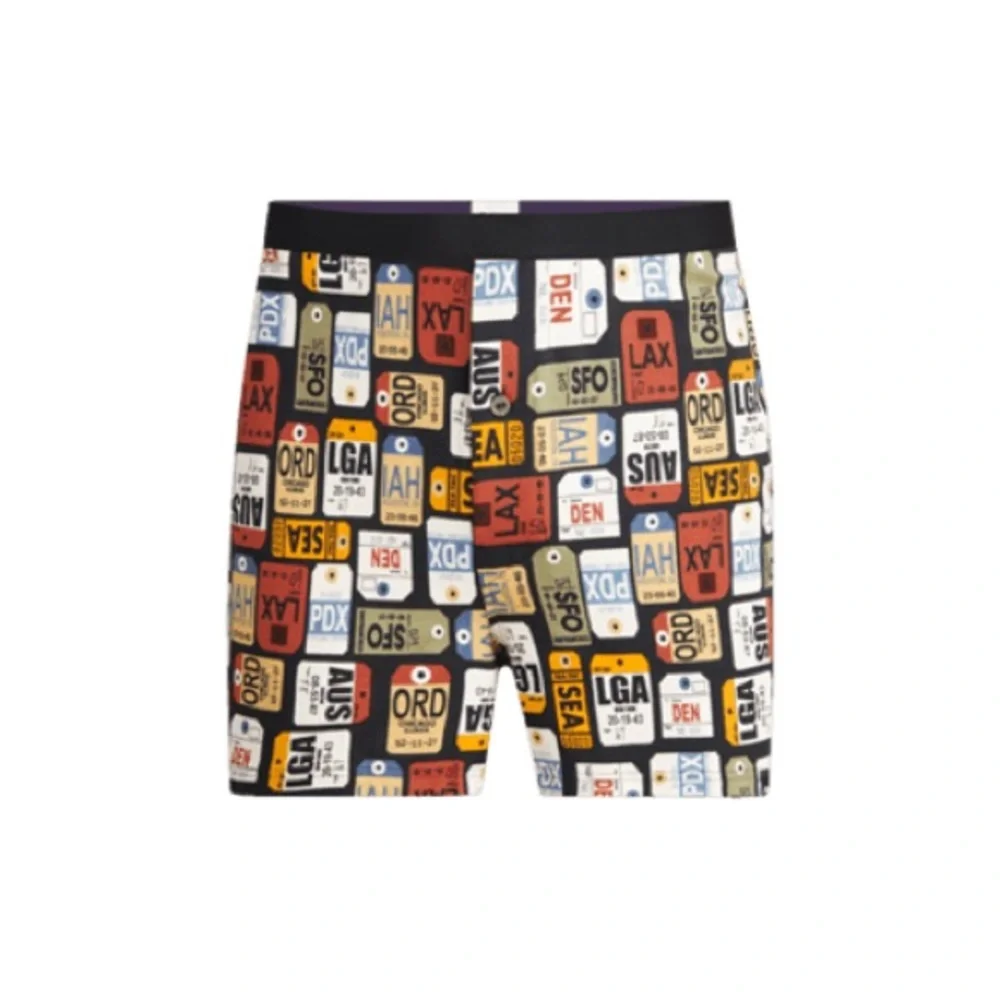 MeUNDIES men’s PACK YOUR BAGS BOXER BRIEF NO FLY OPENING